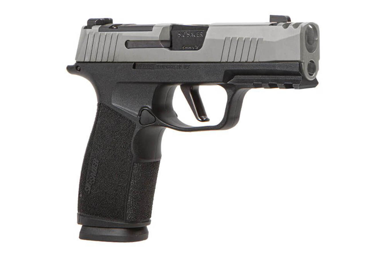 SIG SAUER P365-XMACRO Stainless Comp 9mm Optic Ready Pistol with Slide-Integrated Compensator
