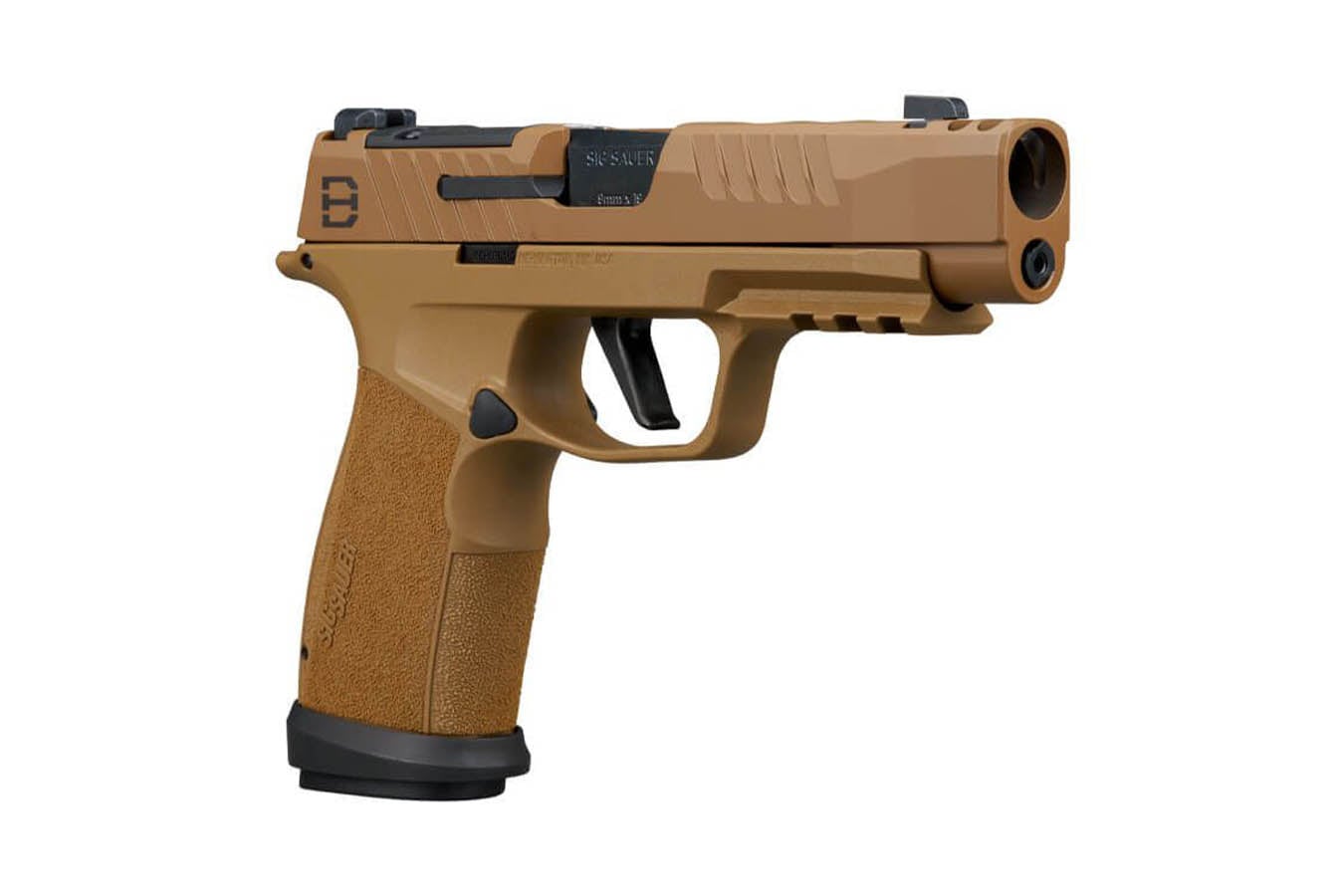 SIG SAUER P365-XF DH3 9mm Optic Ready Pistol with Compensated Slide and Coyote Cerakote Finish