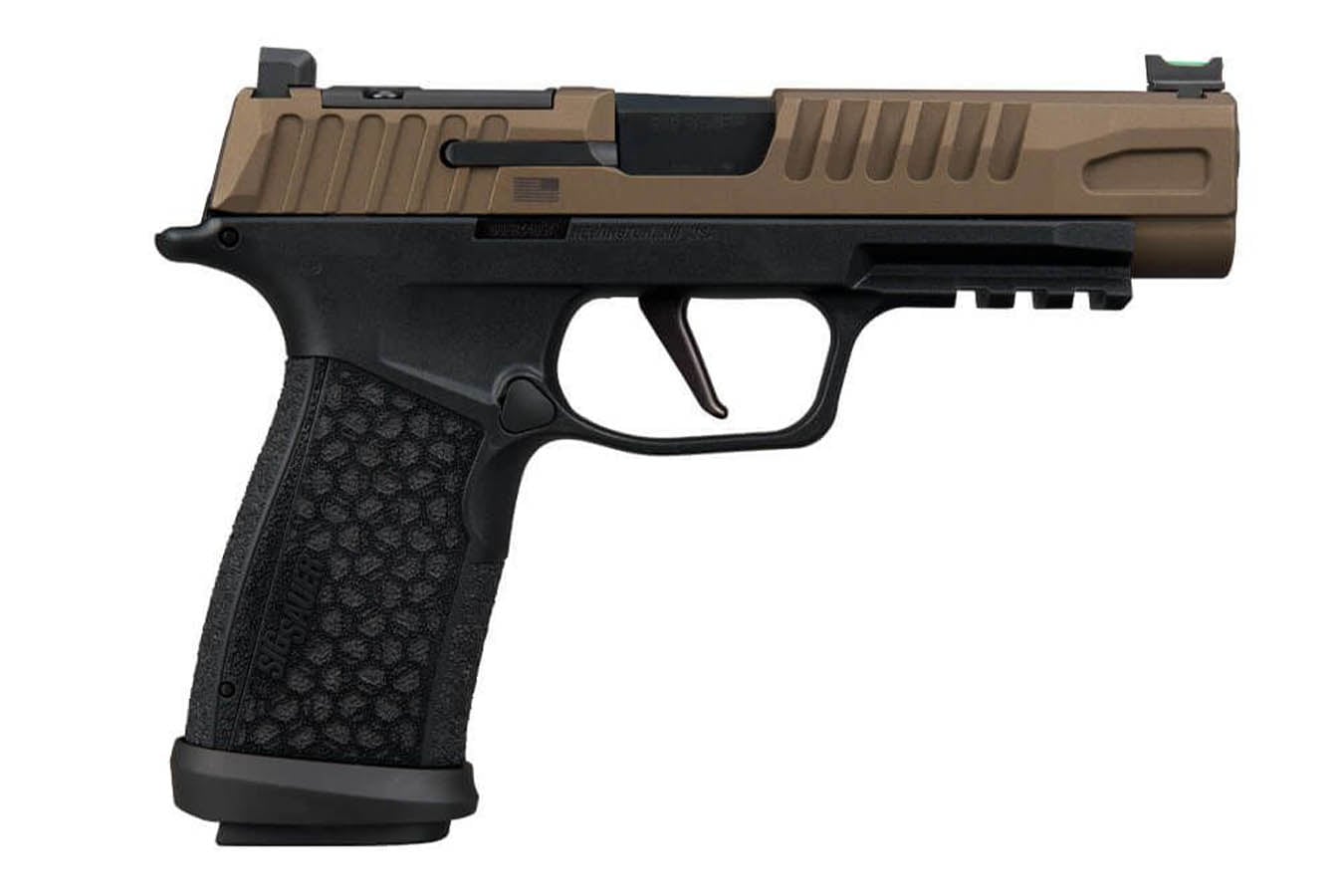 SIG SAUER P365-FUSE Freedom 9mm Optic Ready Pistol with Bronze Slide and Freedom Engraving