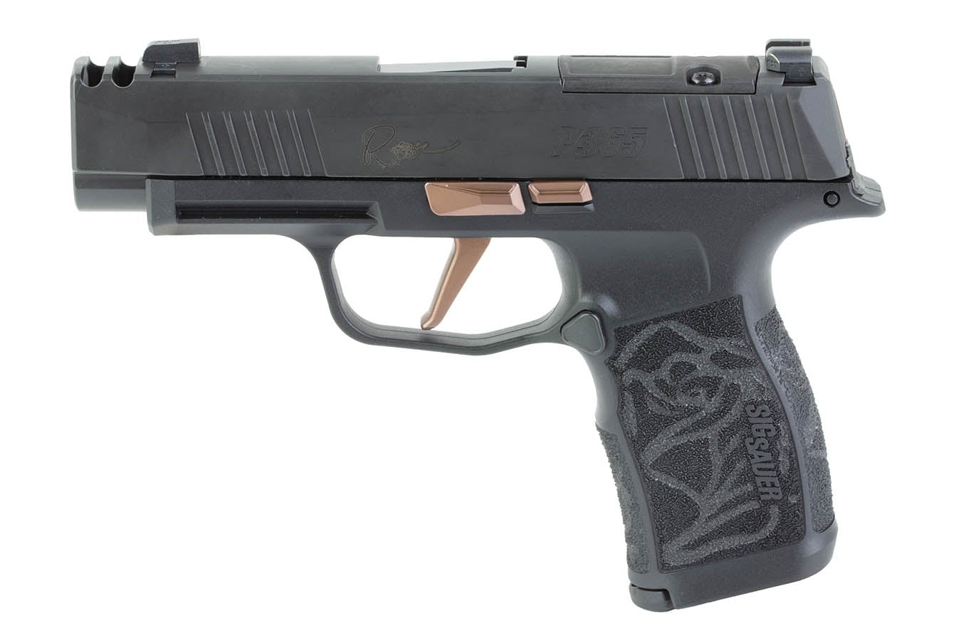 SIG SAUER P365-XL Rose Comp 9mm Optic Ready Pistol with Vaultek LifePod Pistol Safe
