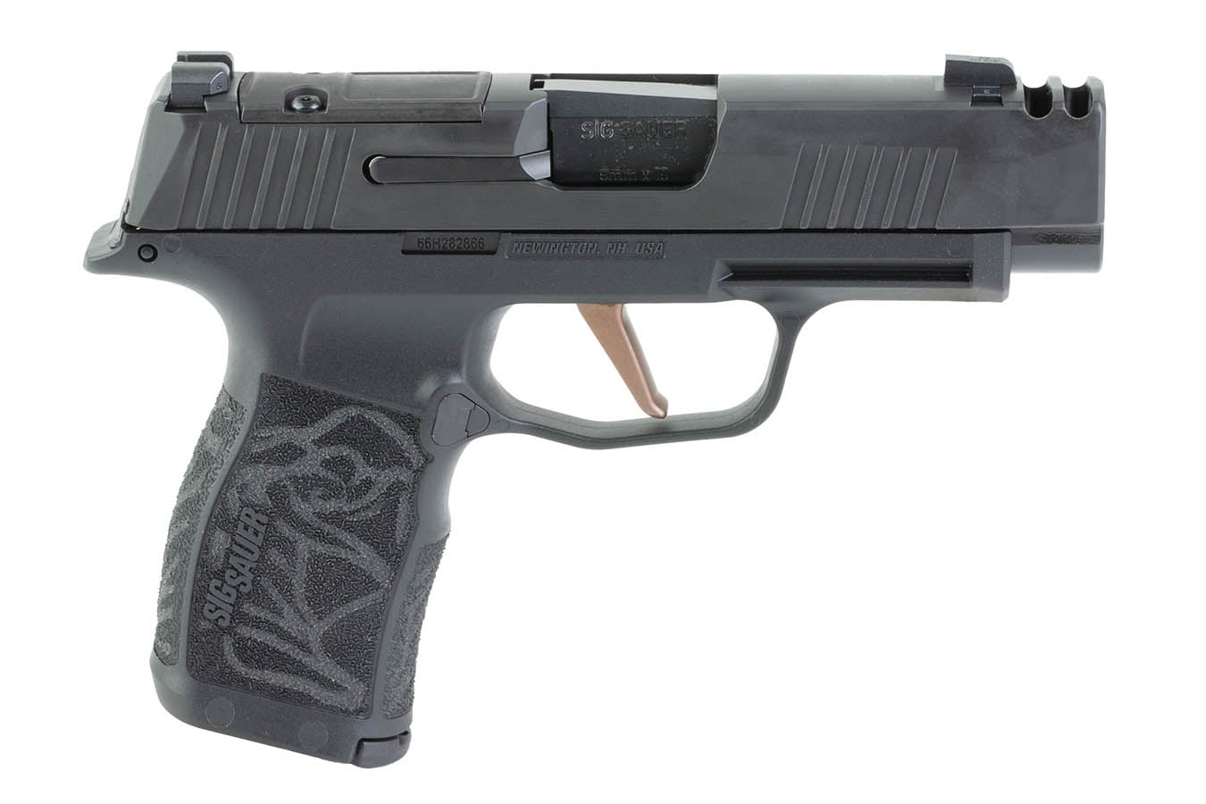 SIG SAUER P365-XL Rose Comp 9mm Optic Ready Pistol with Vaultek LifePod Pistol Safe