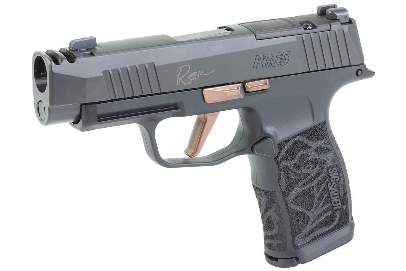 SIG SAUER P365-XL Rose Comp 9mm Optic Ready Pistol with Vaultek LifePod Pistol Safe