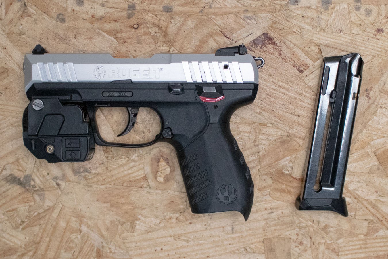 RUGER SR22P 22LR Police Trade-In Pistol with Light/Laser