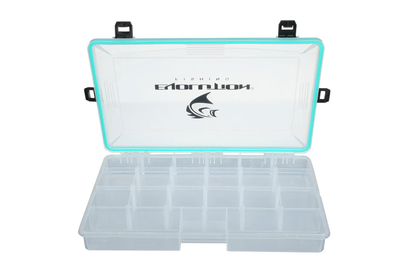 EVOLUTION OUTDOORS Drift Series 3700 4-Latch Waterproof Tray - Seafoam