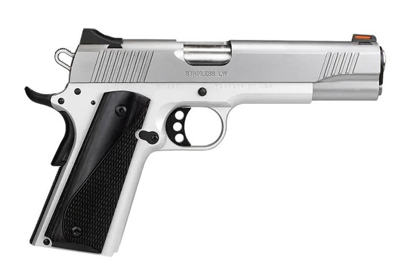 Kimber 1911 LW 9mm Pistol With Black/ Grey Laminate Grips
