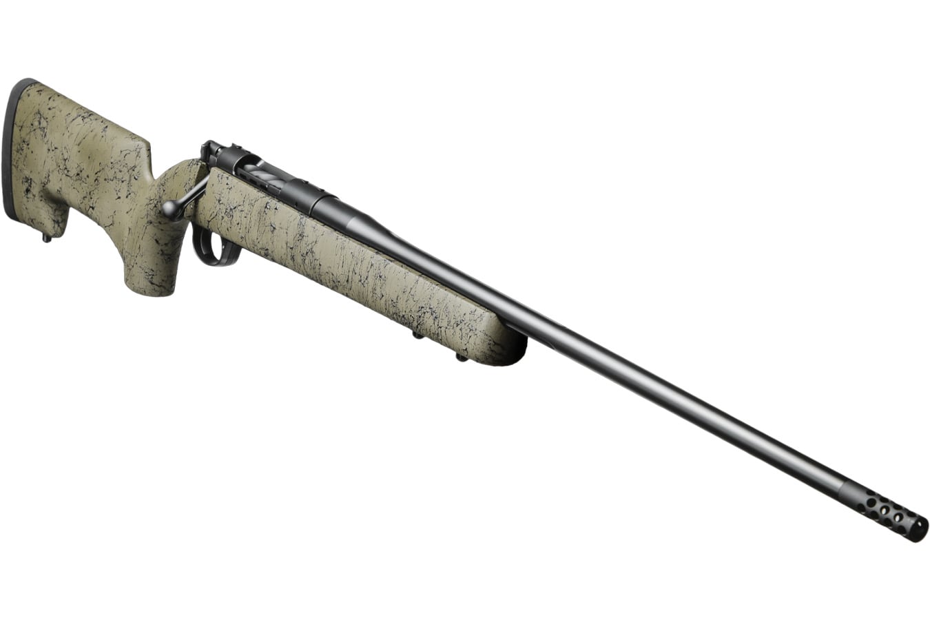 KIMBER Mountain Ascent Peak 243 Winchester Bolt Action Rifle with Black KimPro II Finish