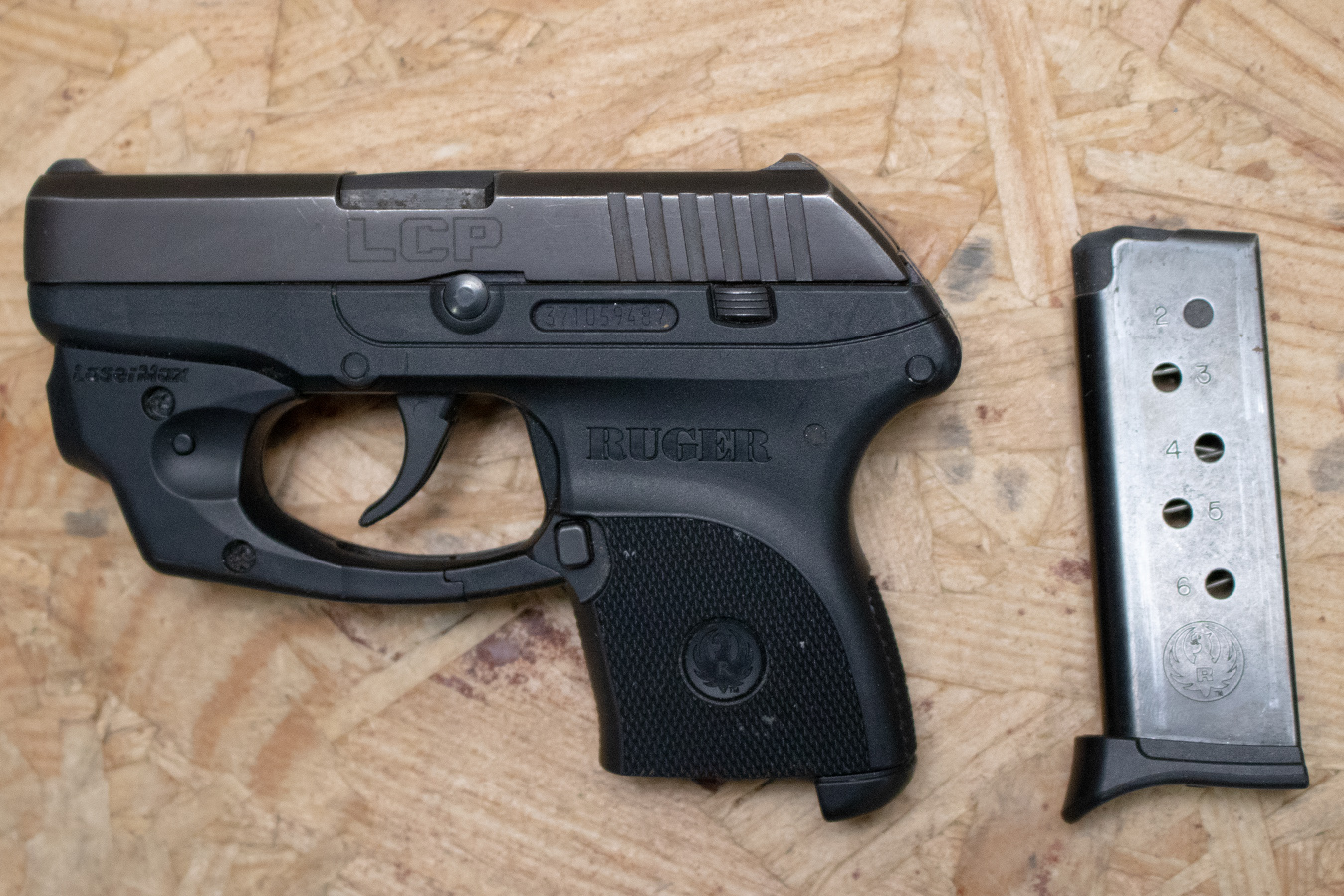 RUGER LCP 380 ACP Police Trade-In Pistol with Laser