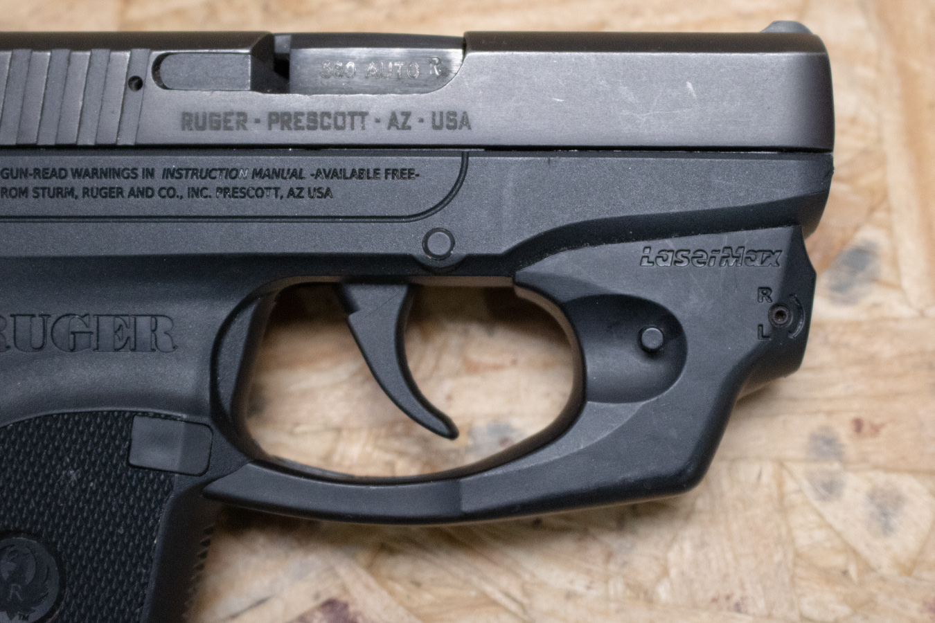RUGER LCP 380 ACP Police Trade-In Pistol with Laser