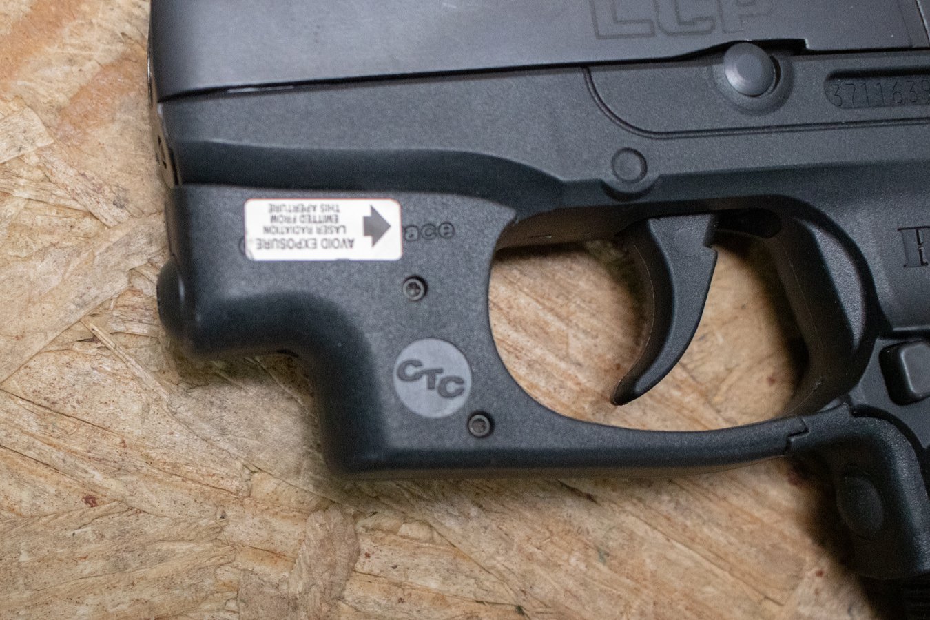 RUGER LCP 380 ACP Police Trade-In Pistol with CT Laser and Soft Case