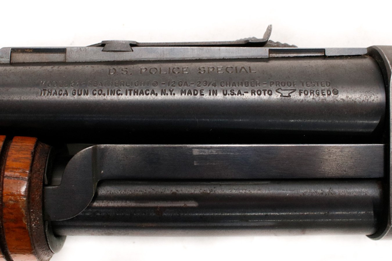 ITHACA 37 Featherlight DS Police Special 12 Gauge Police Trade-in Shotgun