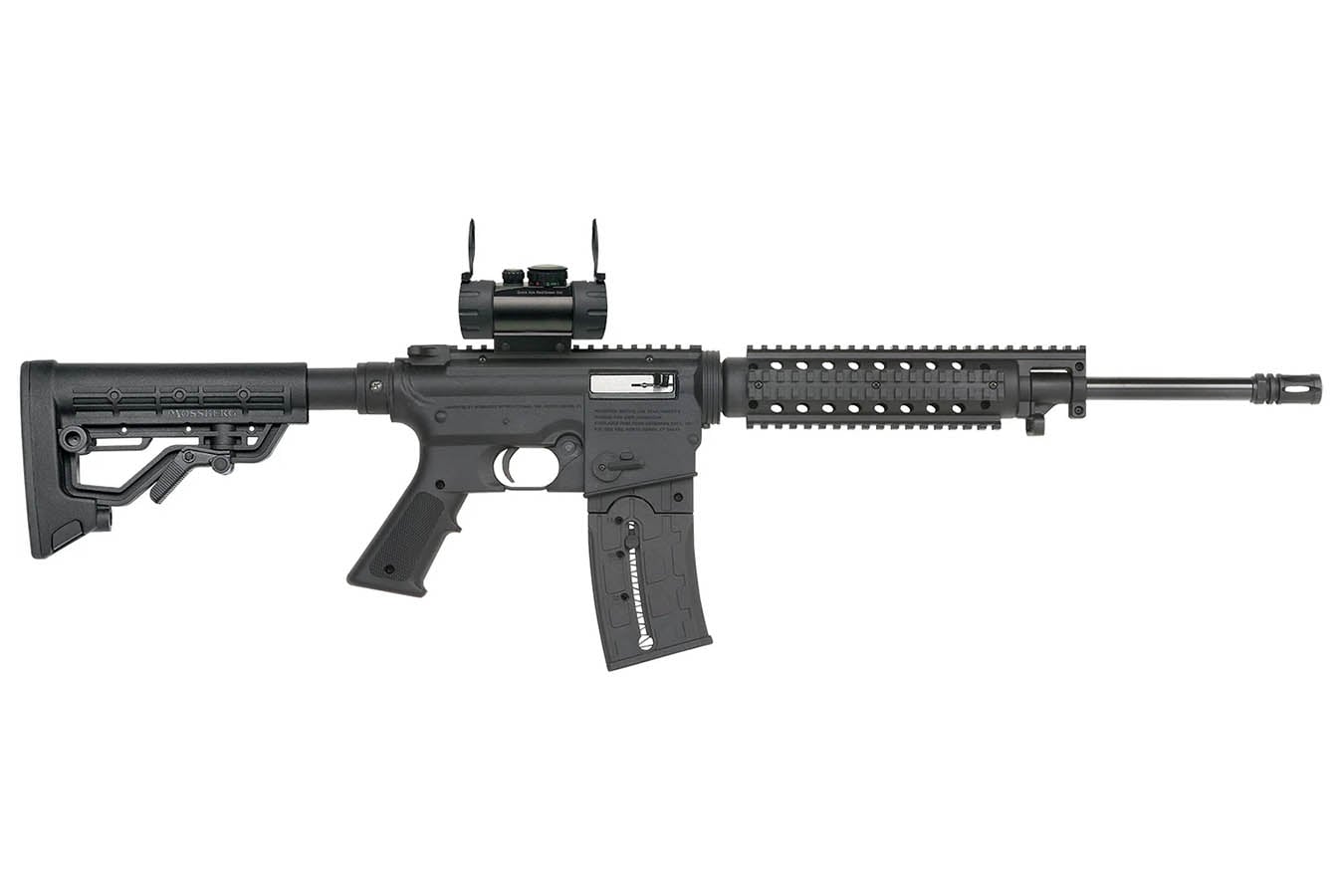 Mossberg CBC 715T Tactical 22LR Semi-Automatic Flat Top Rifle with Red Dot