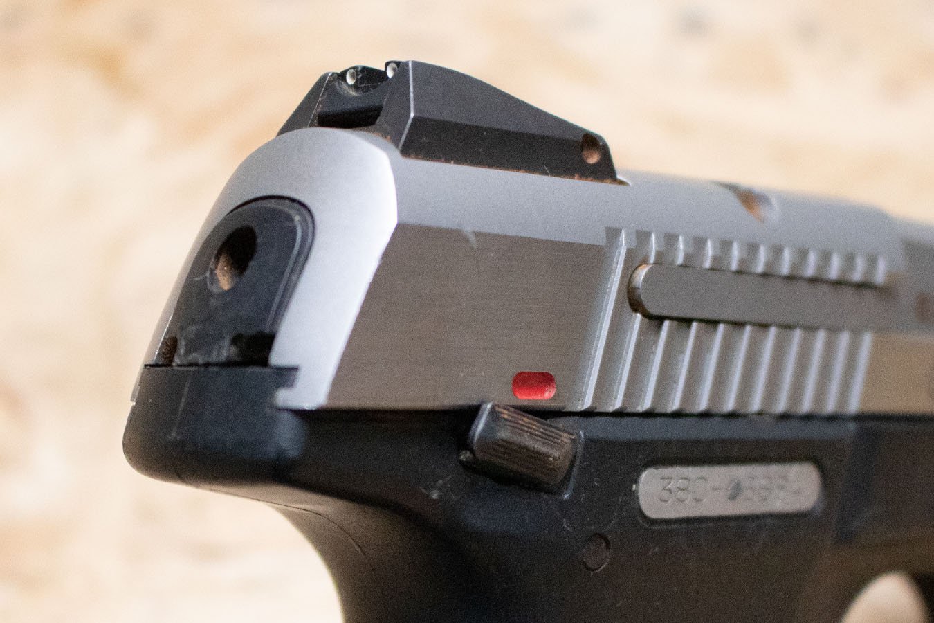 RUGER SR45 45 ACP Police Trade-In Pistol with Stainless Slide