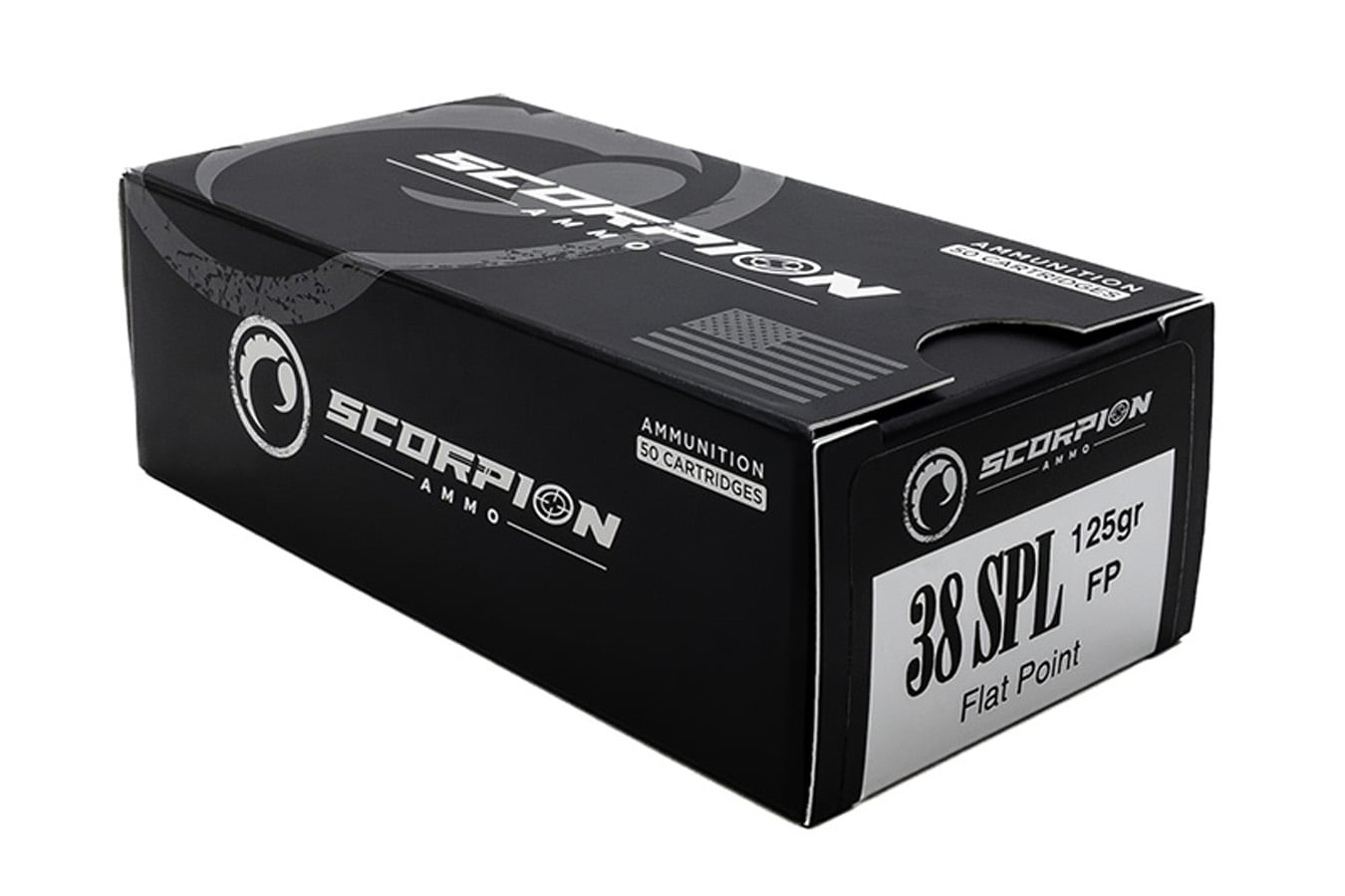 SCORPION 38 Special 125 gr Flat Point Target 50/Box