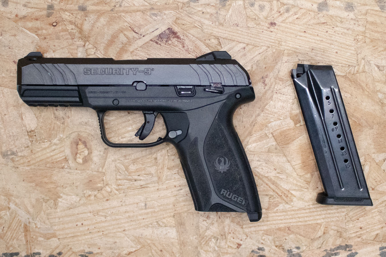RUGER Security-9 9mm Police Trade-In Pistol with Manual Safety
