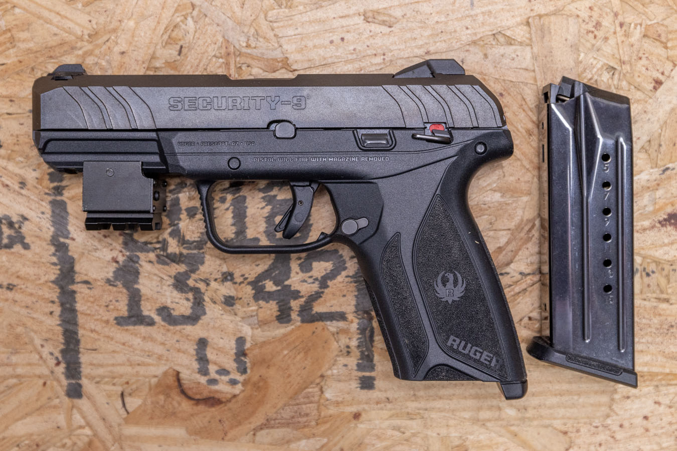 RUGER Security-9 9mm Police Trade-In Pistol with Laser
