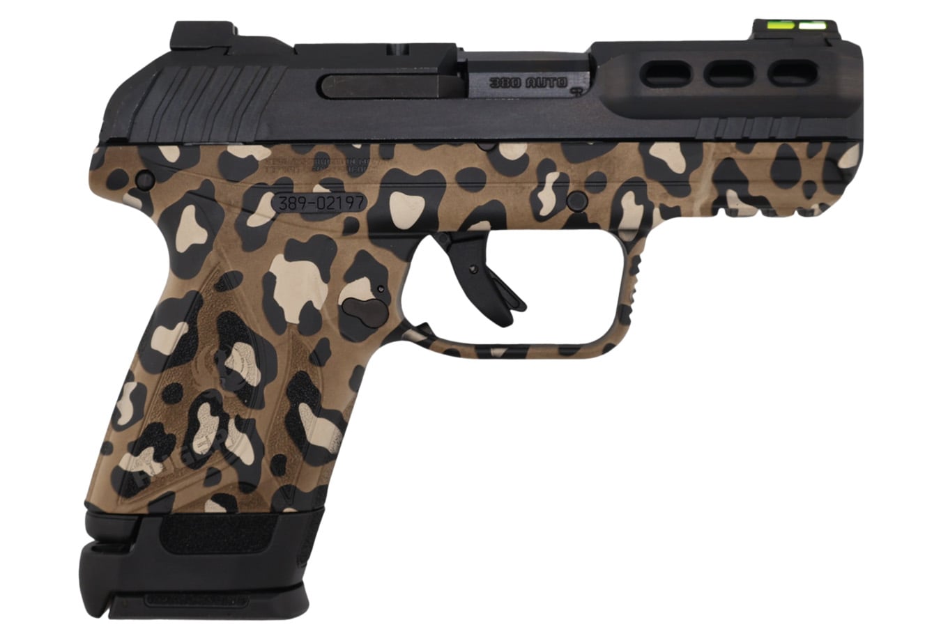 Ruger Security-380 380 ACP Pistol with Leopard Print Frame