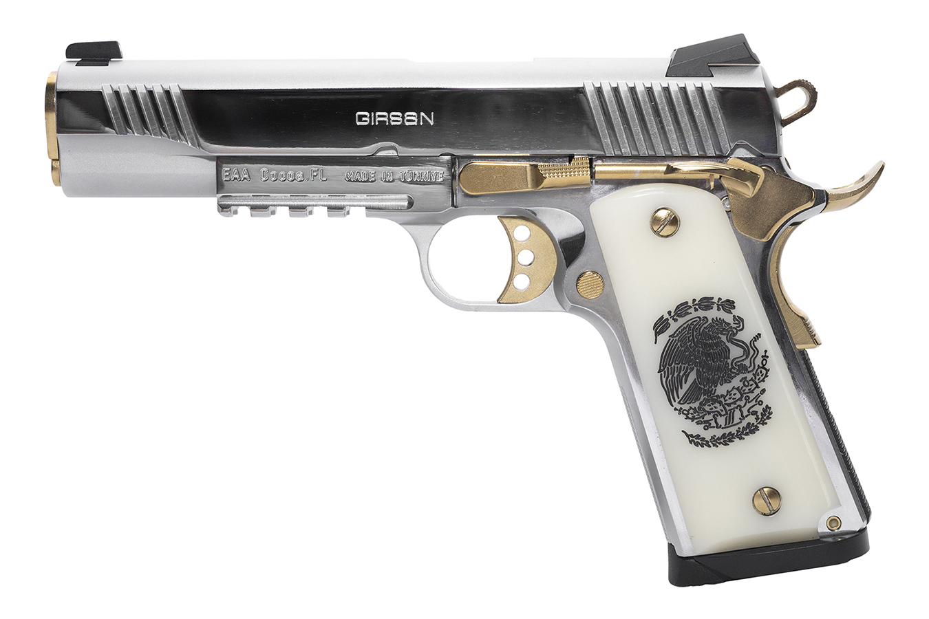 GIRSAN Regard Liberador II 1911 9mm Pistol w/ Mexican Coat Of Arms