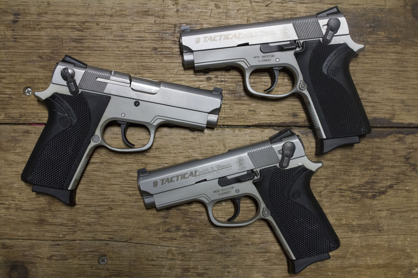 SMITH AND WESSON 3913TSW 9mm Police Trade-ins (Very Good Condition)