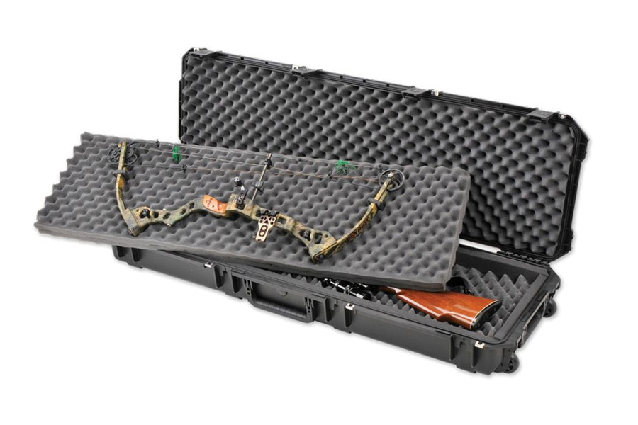 SKB 50 Inch ISeries Double Bow Rifle Case Black