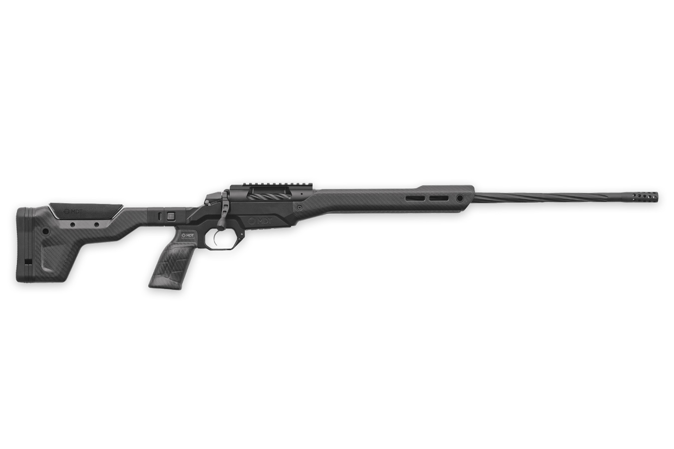 WEATHERBY 307 Alpine MDT 243 Win. Bolt-Action Rifle with Folding Stock and 24 Inch Fluted Barrel