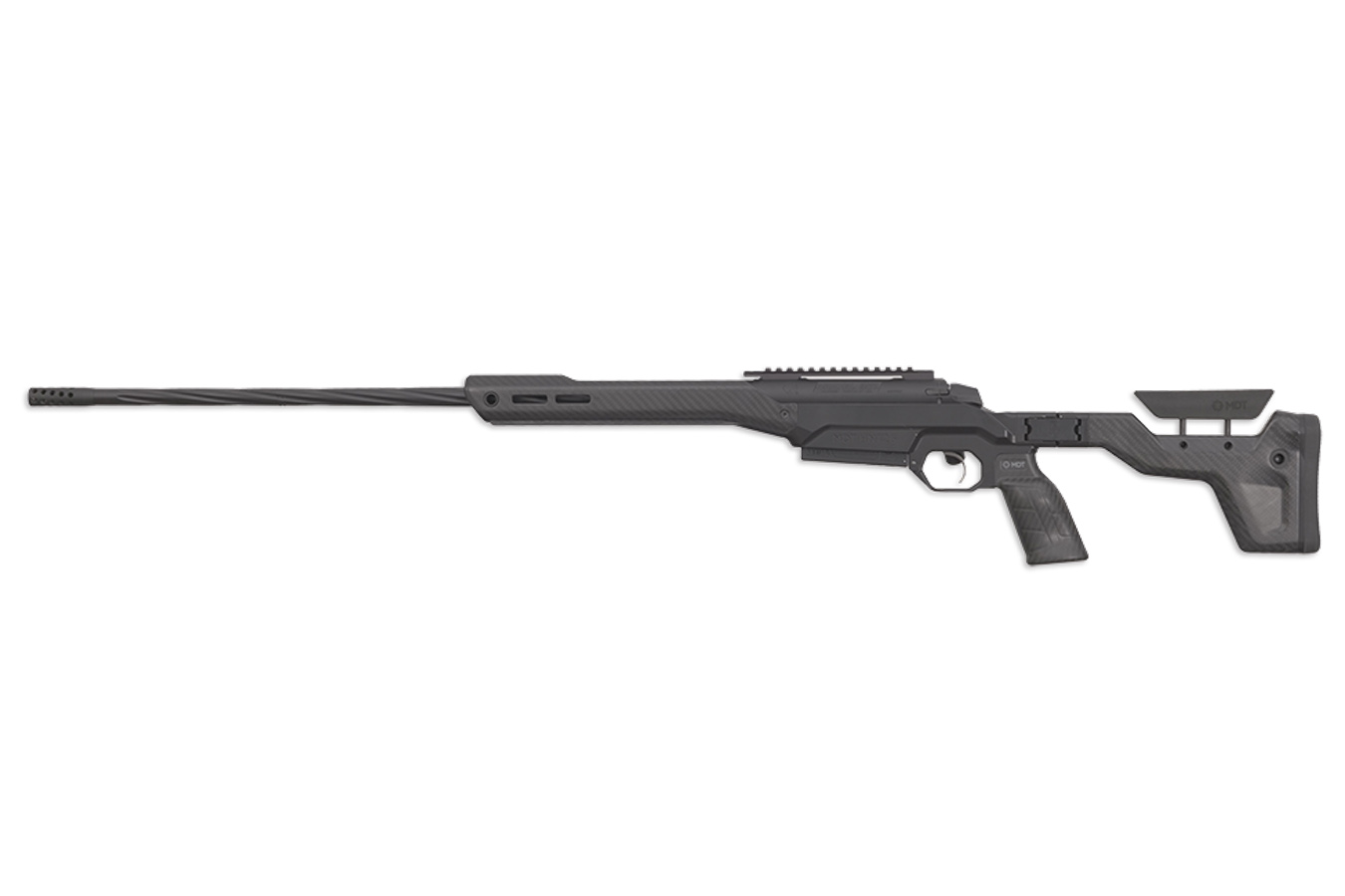 WEATHERBY 307 Alpine MDT 243 Win. Bolt-Action Rifle with Folding Stock and 24 Inch Fluted Barrel