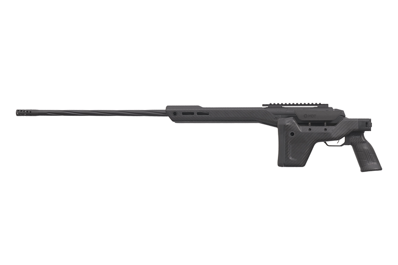 WEATHERBY 307 Alpine MDT 243 Win. Bolt-Action Rifle with Folding Stock and 24 Inch Fluted Barrel