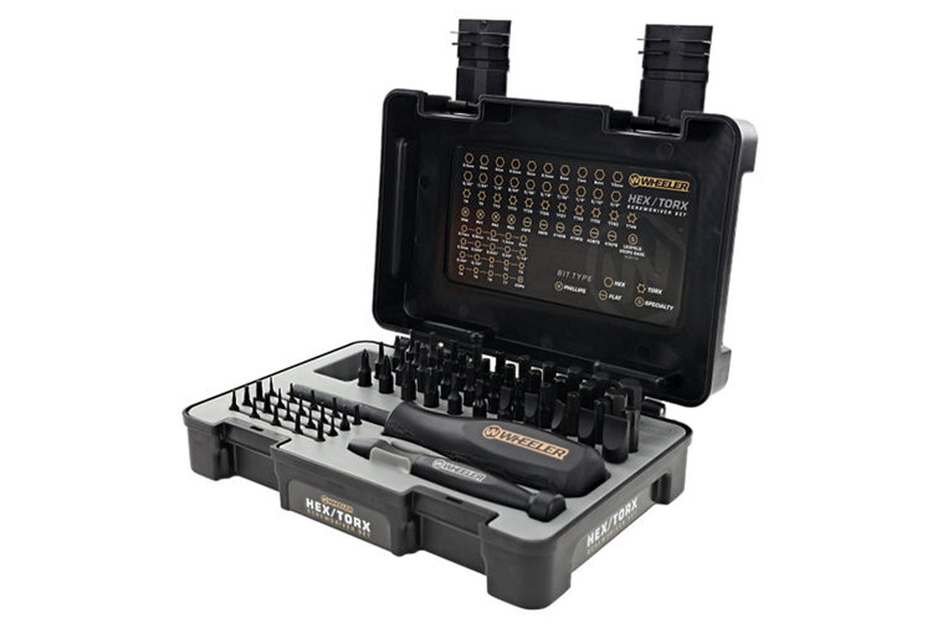 WHEELER ENGINEERING 65 Piece Hex/Torx Screwdriver Set