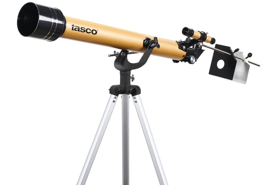 TASCO Luminova 60x800mm Telescope with Matte Gold Finish