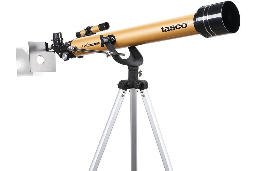 TASCO Luminova 60x800mm Telescope with Matte Gold Finish