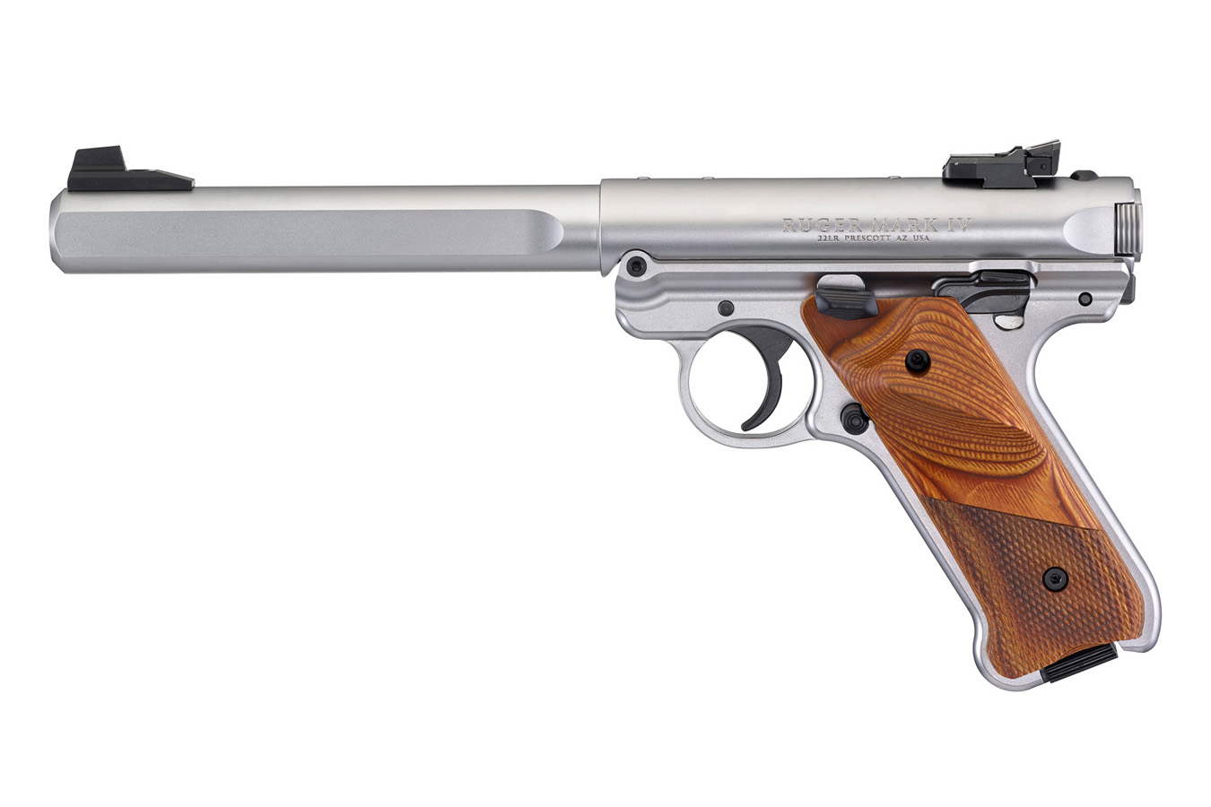 RUGER Mark IV Competition 22LR with Slab-Sided Bull Barrel