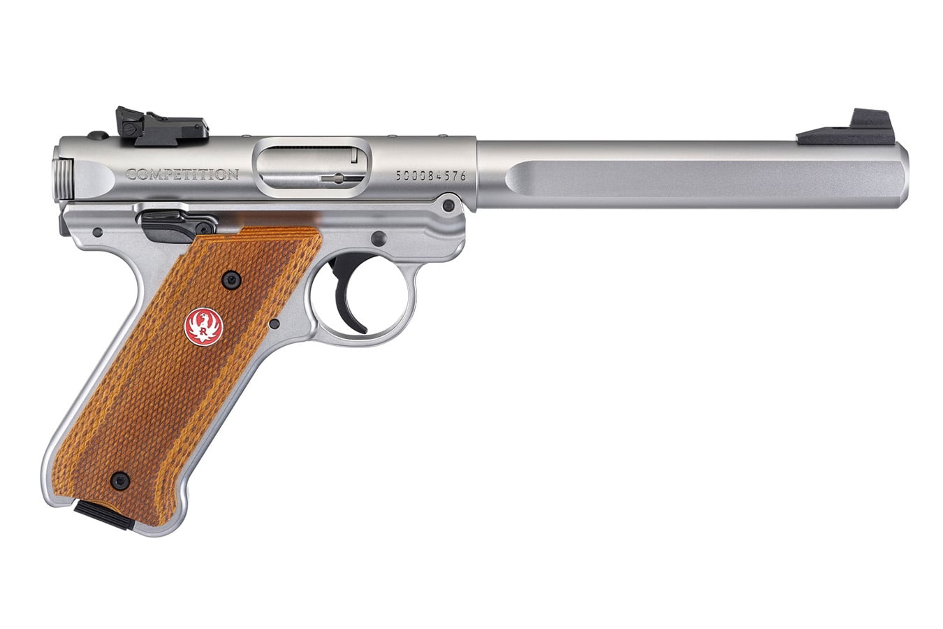 RUGER Mark IV Competition 22LR with Slab-Sided Bull Barrel