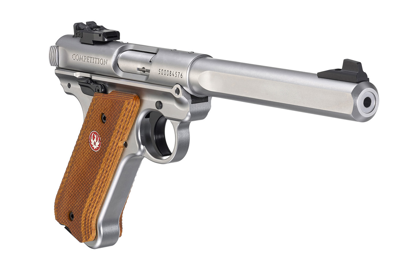 RUGER Mark IV Competition 22LR with Slab-Sided Bull Barrel