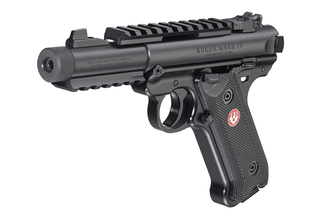 RUGER Mark IV Tactical 22LR Rimfire Pistol with Threaded Barrel