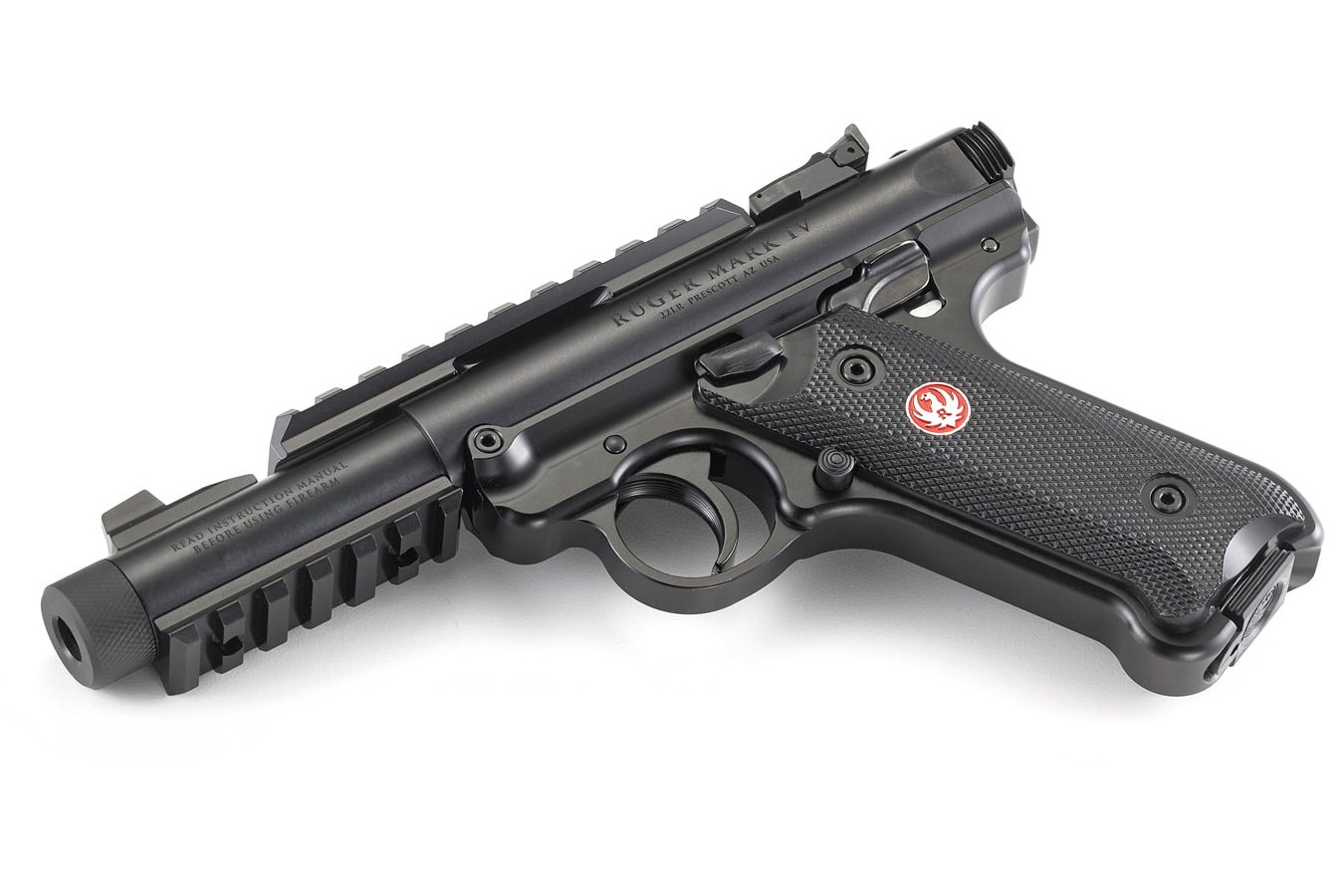 RUGER Mark IV Tactical 22LR Rimfire Pistol with Threaded Barrel