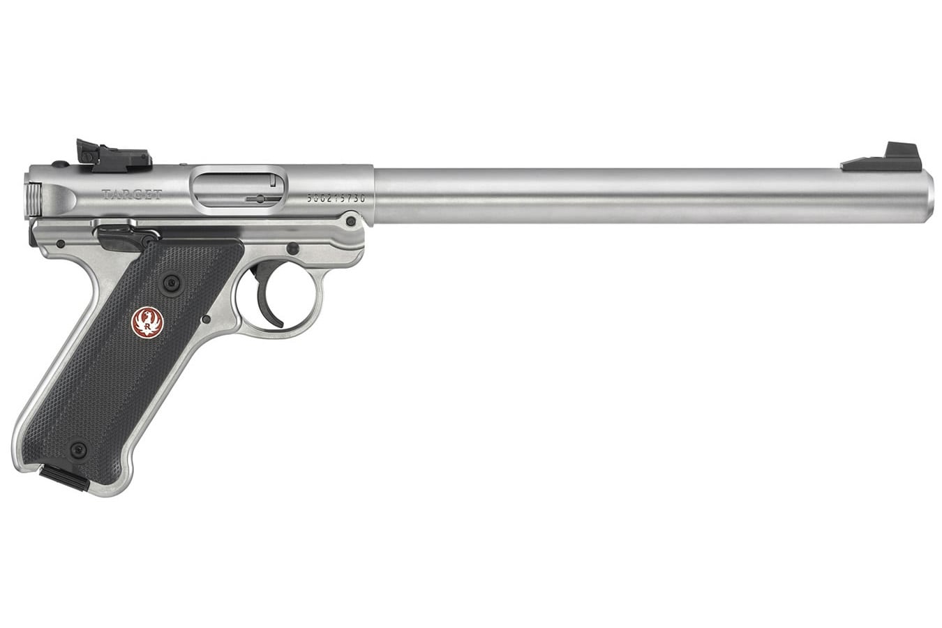 RUGER Mark IV Target Stainless 22LR Rimfire Pistol with 10-inch Barrel