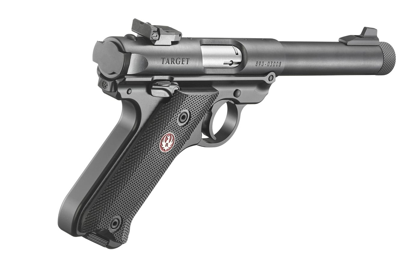 RUGER Mark IV Target 22LR Rimfire Pistol with Threaded Barrel