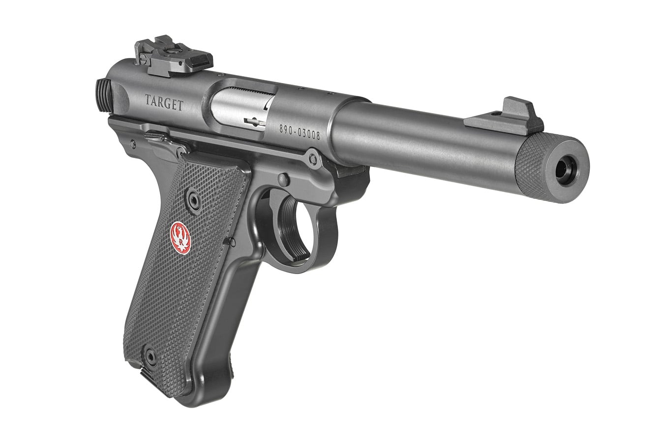 RUGER Mark IV Target 22LR Rimfire Pistol with Threaded Barrel