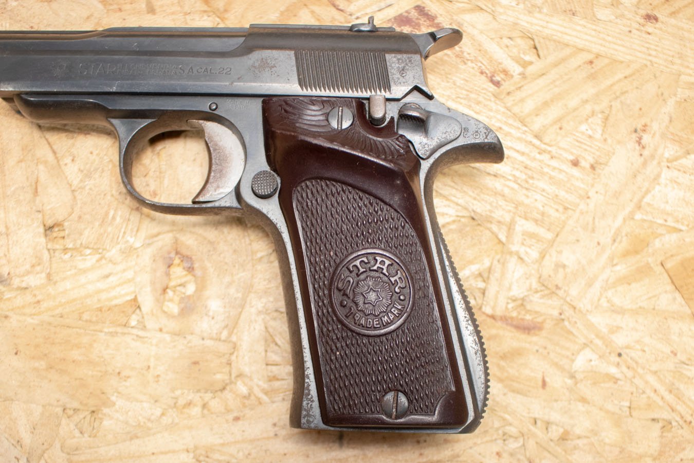 STAR Model F 22LR Police Trade-In Pistol with Plastic Grips