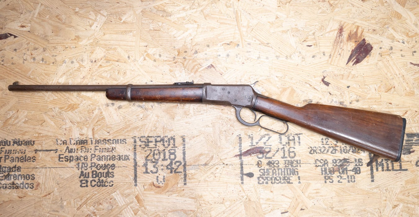 WINCHESTER FIREARMS Winchester 1892 25-20Win. Lever-Action Police Trade-In Rifle