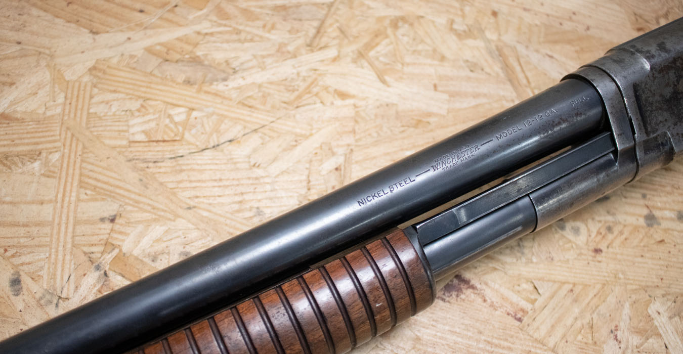 WINCHESTER FIREARMS Model 12 12-Gauge Police Trade-In Shotgun