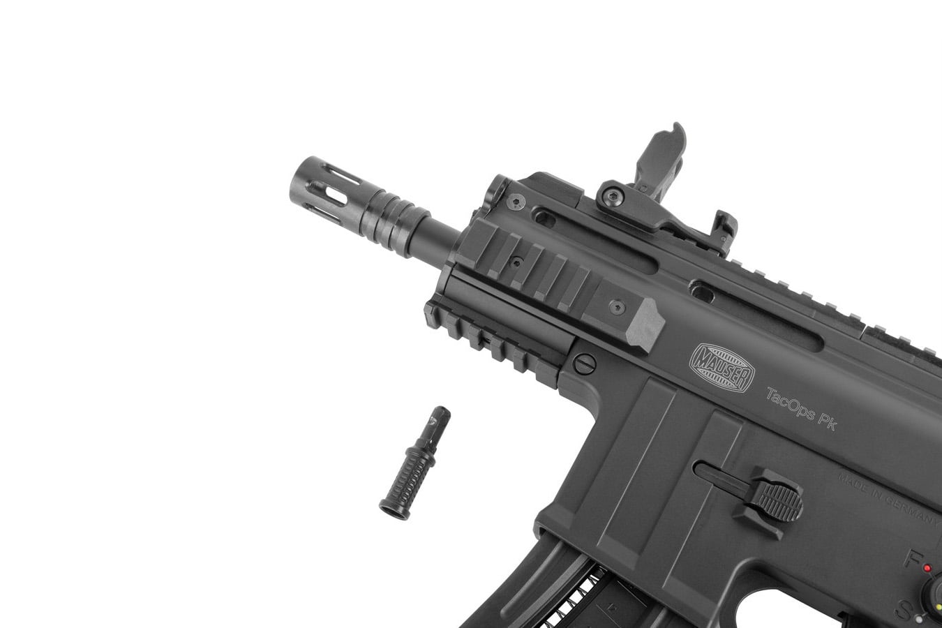BLUE LINE SOLUTIONS TacOps Pk Black 22LR Rimfire Pistol with Two 22-Round Magazines