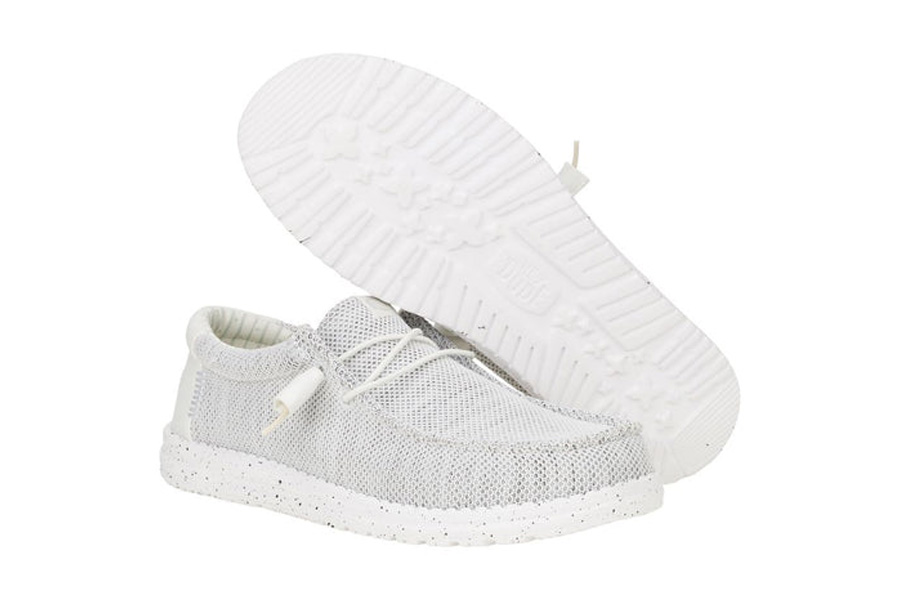 Hey Dude Wally Stretch Sox - Storm White
