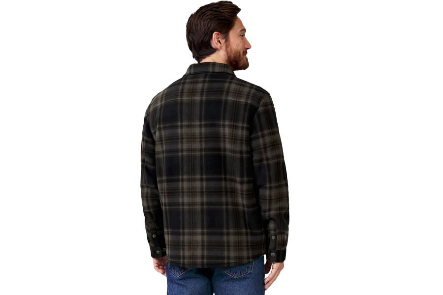 Free Country Men's Chill Out Fleece Shirt Jacket Olive