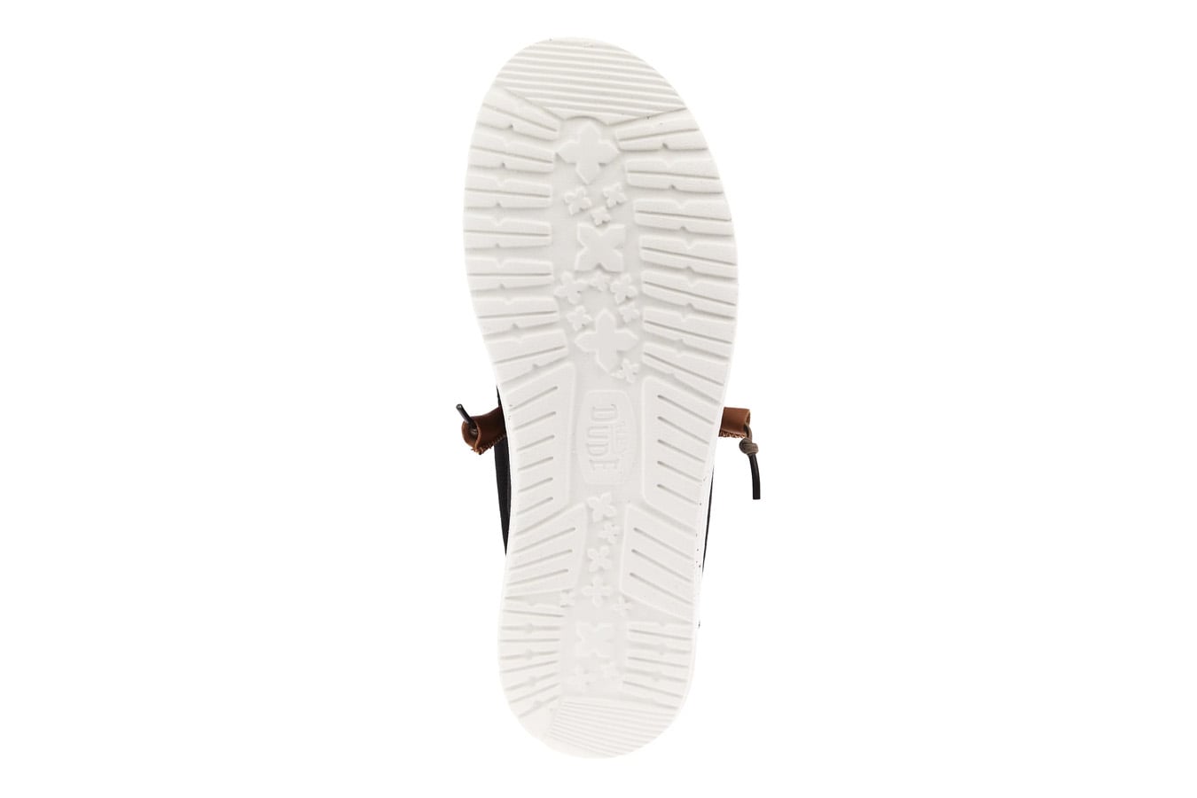 Hey Dude Men`s Black/Walnut Wally Summer Linen Casual Shoe