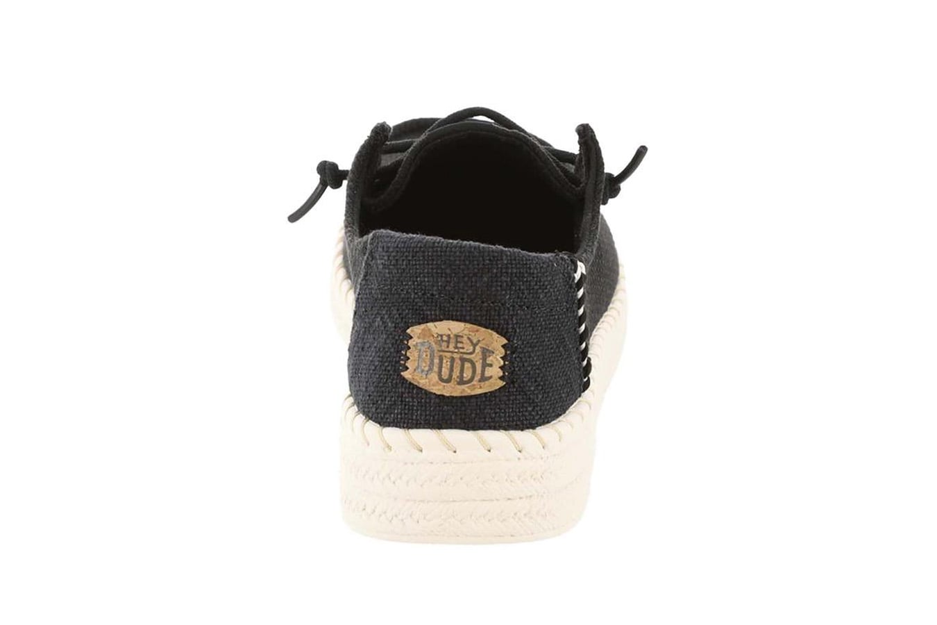 Hey Dude Women's Wendy Espadrille Woven Black/Walnut