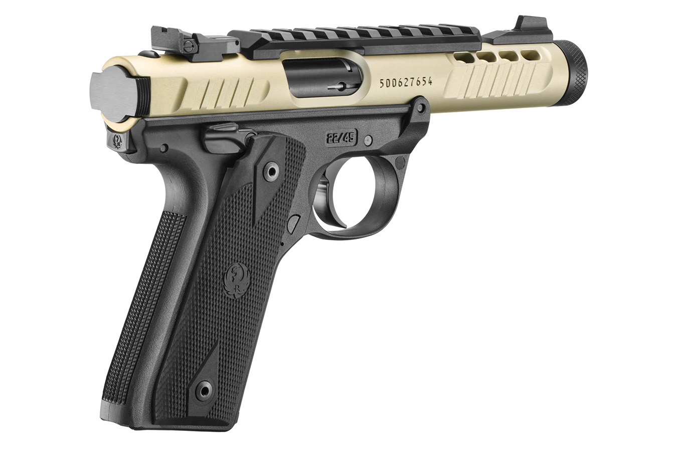 Ruger Mark IV 22/45 Lite 22LR Pistol with Champagne Anodized Finish