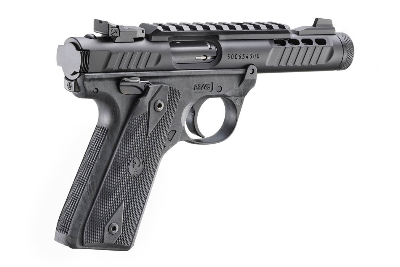 RUGER Mark IV 22/45 Lite 22LR Rimfire Pistol with Kryptek Typhon Camo Dipped Polymer Finish