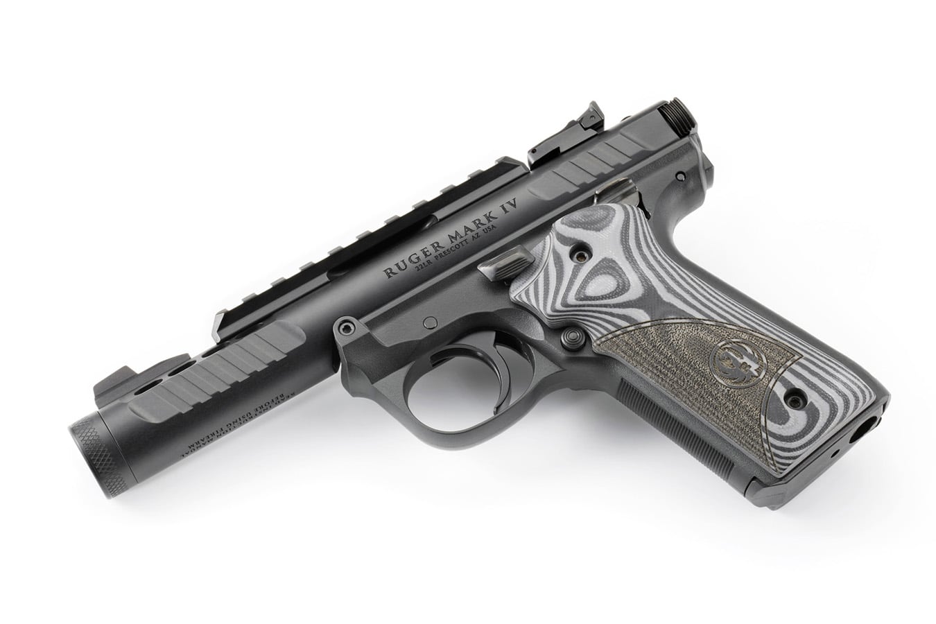 RUGER Mark IV 22/45 Lite 22LR Rimfire Pistol with Threaded Barrel