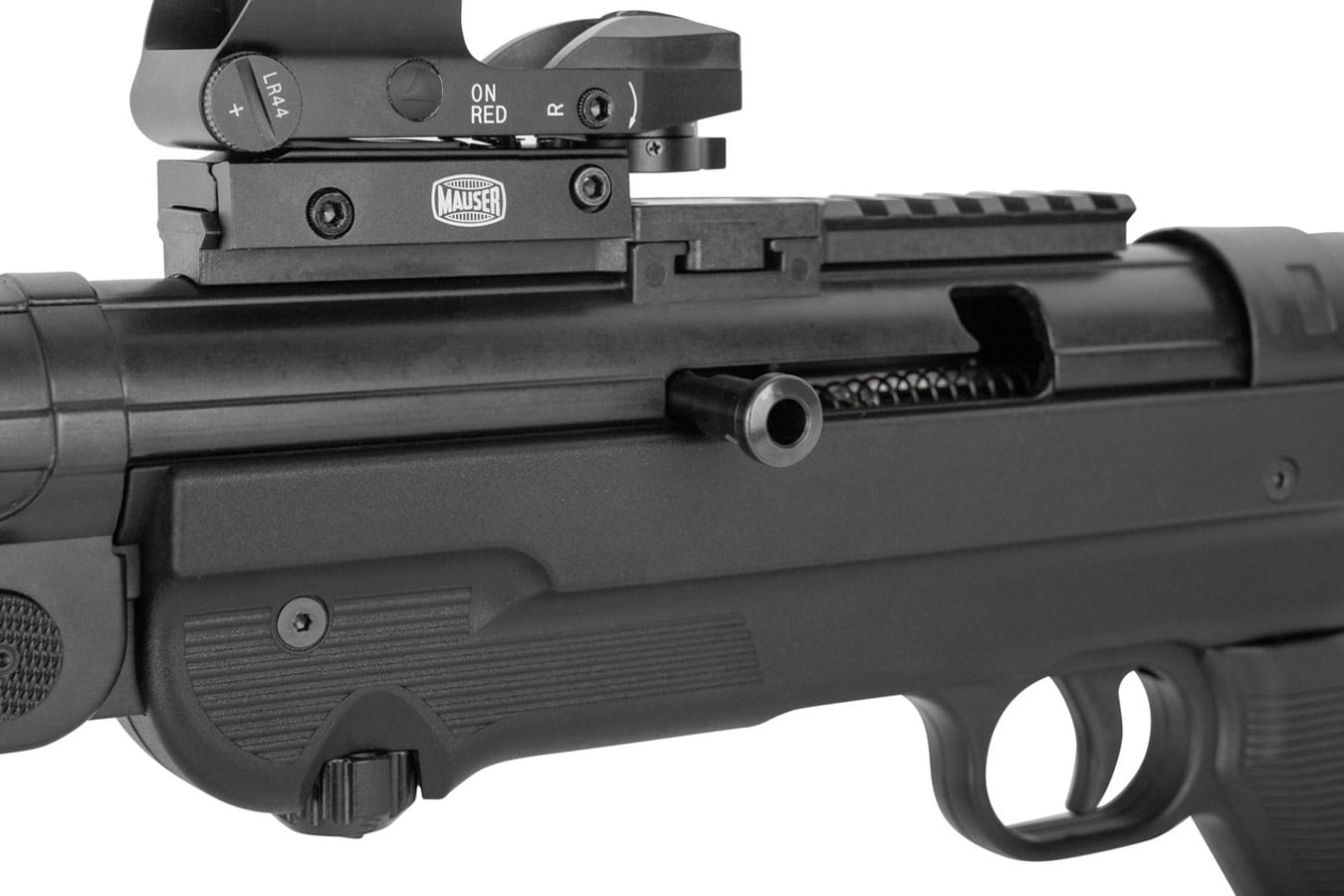 BLUE LINE SOLUTIONS MP40 P 22LR Pistol with Red Dot Leather Sling and 23-Round Magazine