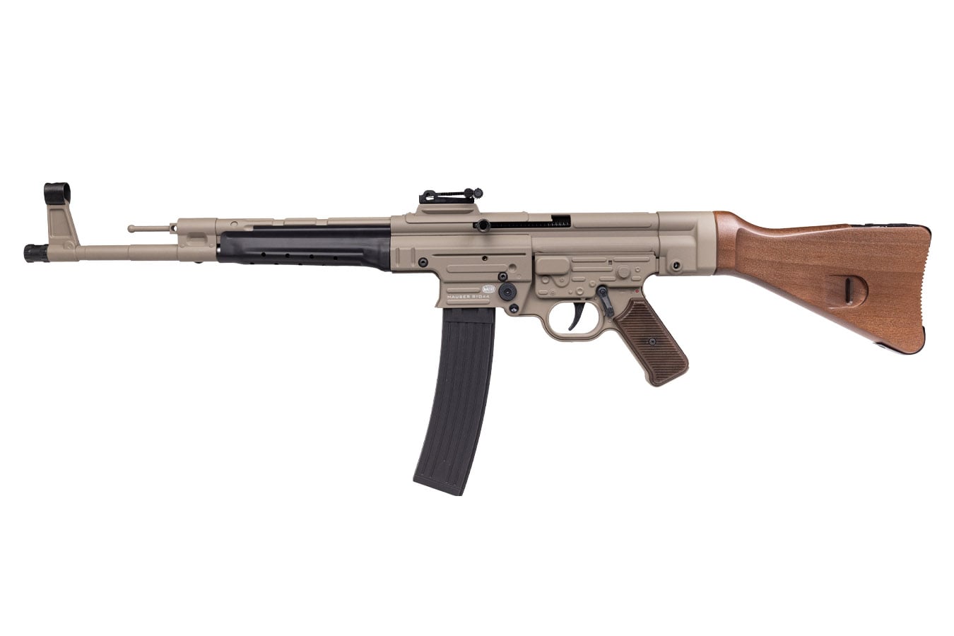 BLUE LINE SOLUTIONS Mauser STG-44 22 LR Rimfire Rifle with 25-Round Magazine and Tan Finish